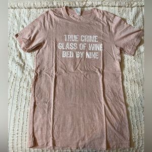True Crime, Glass of Wine, Bed by 9 Tee